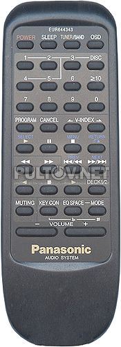 EUR644343 пульт для музыкального центра Panasonic