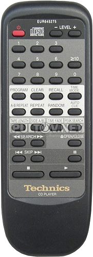EUR645275 пульт для CD-проигрывателя Panasonic SL-PG4