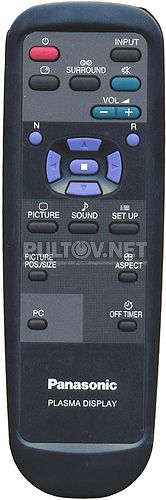 EUR646527, Panasonic EUR646525, Panasonic EUR646526 пульт для плазменной панели Toshiba и Panasonic
