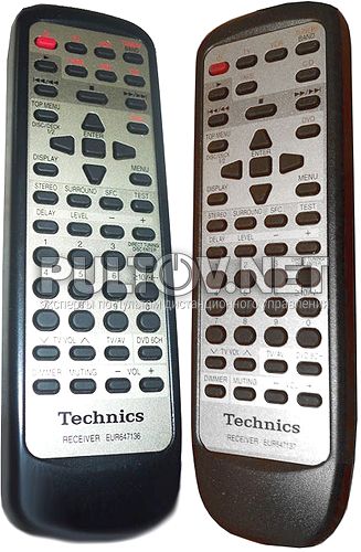 EUR647136, EUR647137 пульт для AV-ресивера Technics SA-DA8