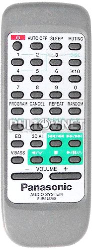 EUR648200 пульт для музыкального центра Panasonic SA-AK14