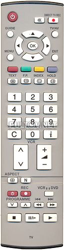 EUR7651030A , EUR7651060, EUR7651090 неоригинальный пульт для телевизора Panasonic