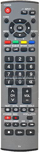 EUR7651150 неоригинальный пульт для телевизора TH-42PX7A и других