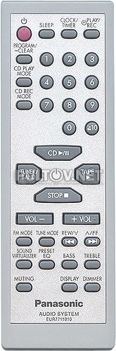 EUR7711010 пульт музыкального центра Panasonic SC-PM10 и др.