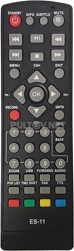 EUROSKY ES-11 пульт для DVB-T2-ресивера 