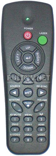 EW766 пульт для проектора OPTOMA