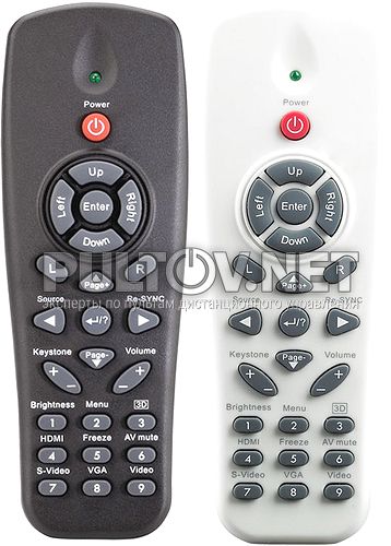 EX610ST пульт для проектора Optoma 