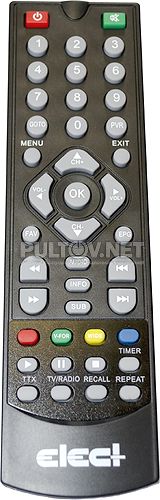 EDR-7819 пульт для эфирного DVB-T2-ресивера Elect