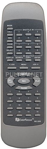 EverFocus RC-200 пульт ДУ
