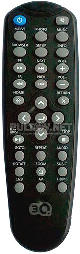 F416HC (вариант 2) пульт для медиаплеера 3Q