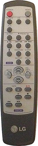 FE-5600E, FFH-8900AX пульт для музыкального центра LG 