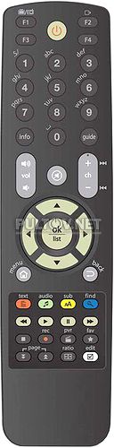 FERGUSON RCU-240 пульт для DVB-T-приставок Ariva T65 (от 2012 года) и других 