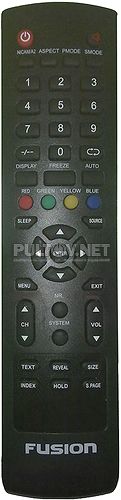 STV-LC2217F (модель #0107), FUSION FLTV-19W7 пульт для телевизоров SUPRA и FUSION