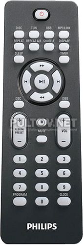 996510021209 (996510053522) пульт для музыкального центра Philips FWM154/12 
