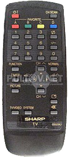 G0023KJ пульт для телевизора SHARP 21H-FT1