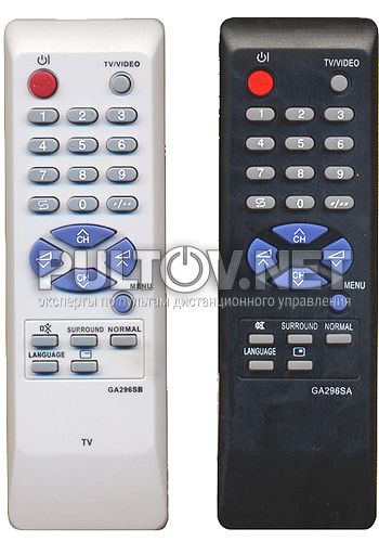 GA296SA , GA296SB пульт для телевизора SHARP 21J1-BRU и других