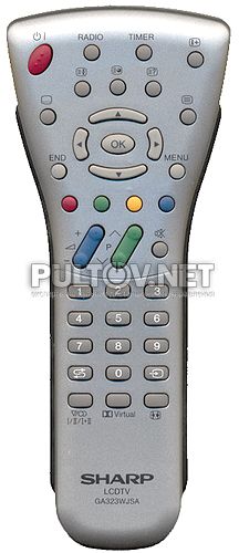 GA323WJSA , GA323WJSB оригинальный (!) пульт для телевизора SHARP LC-32GA6E и других