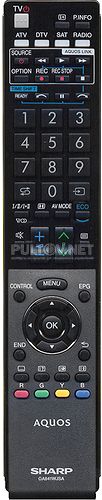 GA841WJSA пульт для телевизора SHARP LC-40LE820 и других