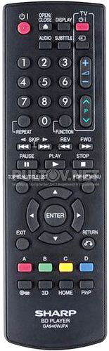 GA940WJPA пульт для Blu-ray плеера Sharp BD-HP35S 