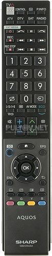 GB012WJSA пульт для телевизоров SHARP LC-70LE741E и других