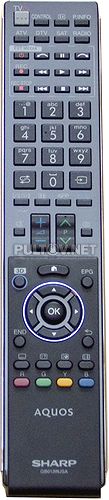 GB013WJSA пульт для телевизора SHARP LC-70LE741E и других
