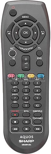 GB028WJSA оригинальный пульт для телевизора Sharp LC-40LE540E и др.