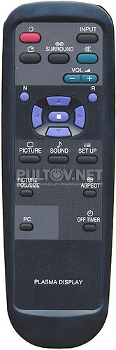 GD-V502PCE пульт для плазменной панели JVC