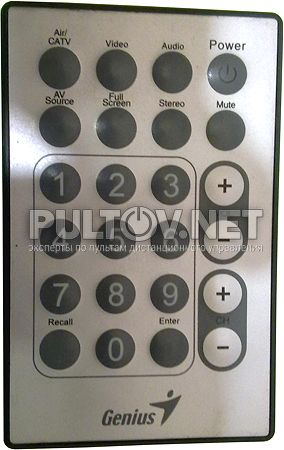 Video Wonder Pro III пульт для TV-тюнера Genius 