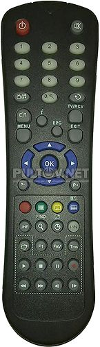 GLOBO HD X403p , HOF10L142GPD10, Gi S6199, AMIKO SSD-570 CX PVR пульт для спутникового ресивера