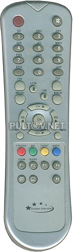 DSR-7700 Premium, DSR-7800 пульт для спутникового ресивера GOLDEN INTERSTAR