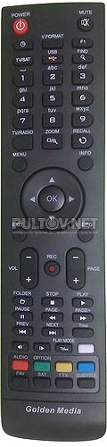 UNI- BOX 9080 CRCI HD PVR COMBO пульт для спутникового ресивера Golden Media