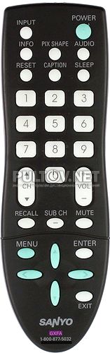 GXFA пульт для телевизора Sanyo DP-32642 и др.