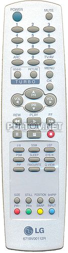 6710V00112R [TV] оригинальный пульт ДУ (ПДУ)