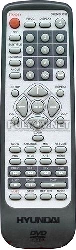 H-DVD5011 пульт для DVD-плеера Hyundai