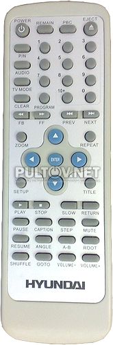 JX-8006A пульт для DVD-плеера HYUNDAI H-DVD5042-N