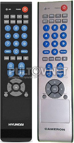 H-LCD1515 , CAMERON LTV-1510 пульт для телевизора HYUNDAI и CAMERON