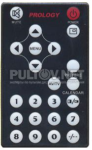 RE-25LL пульт для переносного телевизора PROLOGY HDTV-800S