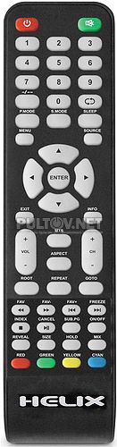 HTV-329W, HTV-323L, GALATEC LE-2400 пульт для телевизоров 