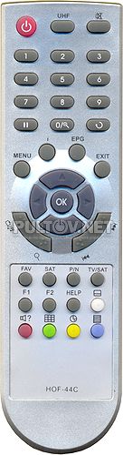 HOF-44C пульт для спутниковых ресиверов BigSat DSR-6500 и других