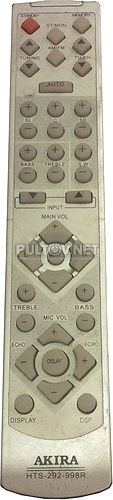 HTS-292-998R пульт для акустической системы AKIRA