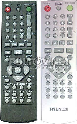 DVS-305XK , HYUNDAI XC-018-T пульт для DVD-плеера H-DVD5062