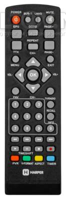 HDT2-2010 пульт для DVB-T2-ресивер Harper 