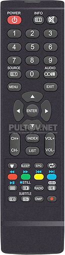 JKT-62C пульт для телевизора Dexp H20C3200C