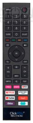 HUAYU RM-L1736 RU заменяющий пульт для телевизоров Hisense