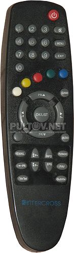 Intercross ICxSTB 500-41-01 пульт для кабельного ресивера  (вариант 1)