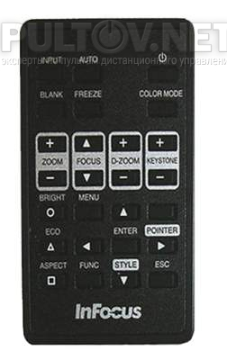 IN15 Model W150 пульт для проектора InFocus