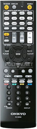 RC-896M пульт для AV-ресивера Onkyo TX-SR444