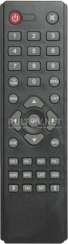JAMESON JS-20000 пульт для DVB-T2-ресивера