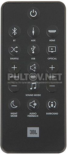 Bar 1.0 пульт для саундбара JBL 