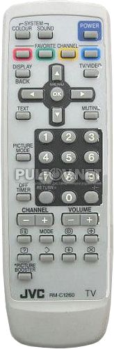 RM-C1260 неоригинальный пульт для телевизора JVC